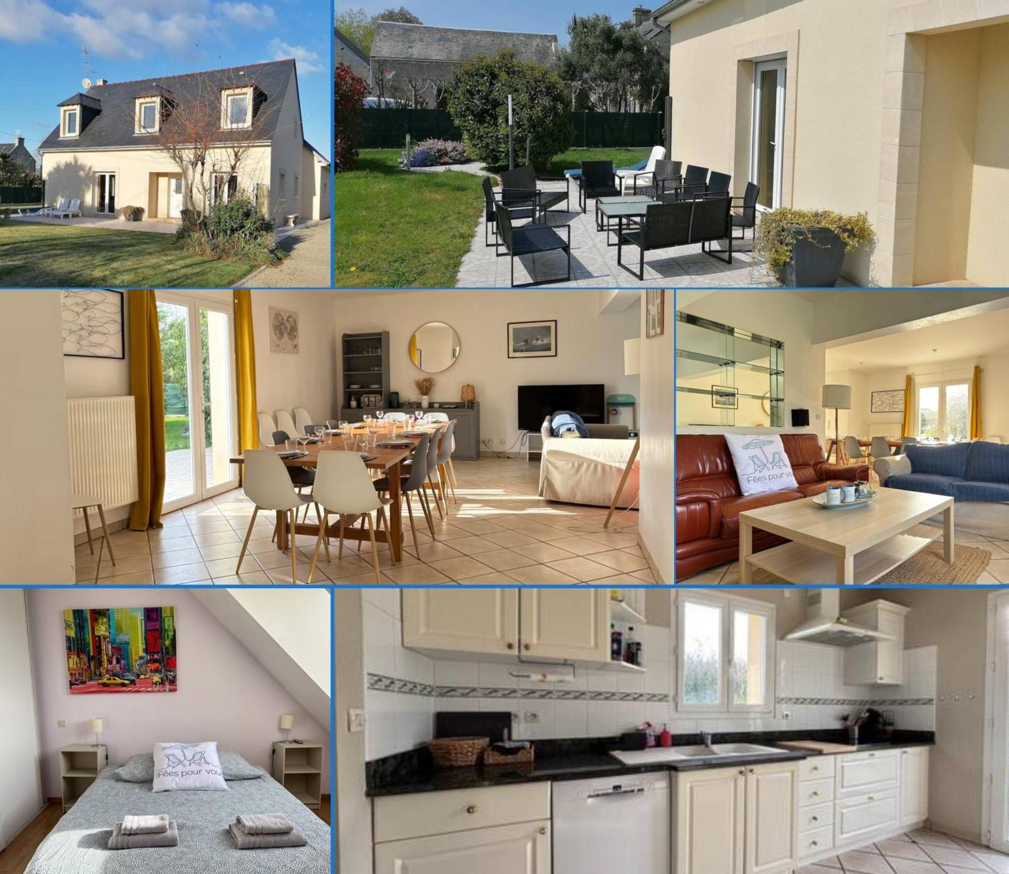 Villa Des Pontons Maison 5 Chambres Avec Grand Jardin Clos Et Belle Terrasse Sejour Spacieux Lumineux A 2 Kms De La Plage D'Arromanches Pres De Bayeux, Omaha Beach - Table De Ping Pong - Garage Tracy-sur-Mer Exterior foto
